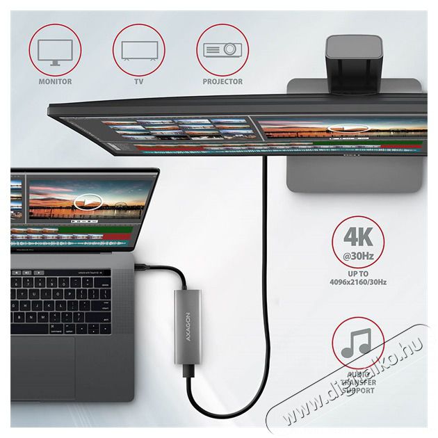 Axagon HMC-5G2 5 portos USB3.2. Gen 2 ez&uuml;stfekete HUB Iroda &eacute;s sz&aacute;m&iacute;t&aacute;stechnika - Notebook kieg&eacute;sz&iacute;tő - USB hub / eloszt&oacute; - 392364