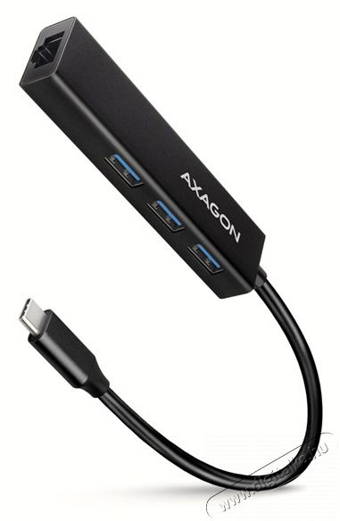 Axagon HMC-GL3A SuperSpeed USB3.2 Gen 1 C HUB + Gigabit LAN Iroda &eacute;s sz&aacute;m&iacute;t&aacute;stechnika - Notebook kieg&eacute;sz&iacute;tő - USB hub / eloszt&oacute; - 391751