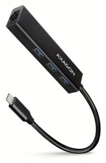 Axagon HMC-GL3A SuperSpeed USB3.2 Gen 1 C HUB + Gigabit LAN Iroda és számítástechnika - Notebook kiegészítő - USB hub / elosztó - 391751