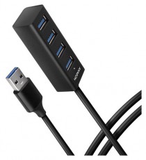 Axagon HUE-M1AL 4 portos USB3.2 Gen 1 mini HUB Iroda és számítástechnika - Notebook kiegészítő - USB hub / elosztó - 391677