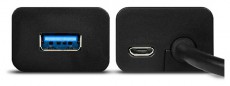 Axagon HUE-S2BL 4 portos USB3.0 gyorst&ouml;ltő hossz&uacute; k&aacute;beles HUB Iroda &eacute;s sz&aacute;m&iacute;t&aacute;stechnika - Notebook kieg&eacute;sz&iacute;tő - USB hub / eloszt&oacute; - 391672