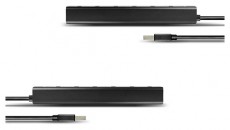 Axagon HUE-SA7BP 7 portos USB3.0 gyorst&ouml;ltő fekete Hub Iroda &eacute;s sz&aacute;m&iacute;t&aacute;stechnika - Notebook kieg&eacute;sz&iacute;tő - USB hub / eloszt&oacute; - 391675