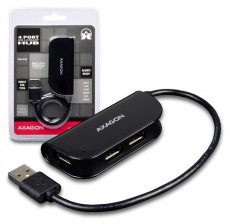 Axagon HUE-X4B 4 portos USB2.0 Hub - fekete Iroda &eacute;s sz&aacute;m&iacute;t&aacute;stechnika - Notebook kieg&eacute;sz&iacute;tő - USB hub / eloszt&oacute; - 391749