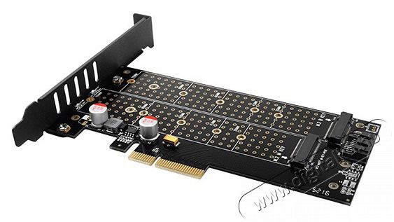 Axagon PCEM2-DC PCI-Express - NVME+NGFF M.2 hűtővel ell&aacute;tott adapter Iroda &eacute;s sz&aacute;m&iacute;t&aacute;stechnika - Egy&eacute;b sz&aacute;m&iacute;t&aacute;stechnikai term&eacute;k - 391464