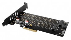 Axagon PCEM2-DC PCI-Express - NVME+NGFF M.2 hűtővel ell&aacute;tott adapter Iroda &eacute;s sz&aacute;m&iacute;t&aacute;stechnika - Egy&eacute;b sz&aacute;m&iacute;t&aacute;stechnikai term&eacute;k - 391464