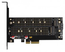 Axagon PCEM2-DC PCI-Express - NVME+NGFF M.2 hűtővel ell&aacute;tott adapter Iroda &eacute;s sz&aacute;m&iacute;t&aacute;stechnika - Egy&eacute;b sz&aacute;m&iacute;t&aacute;stechnikai term&eacute;k - 391464