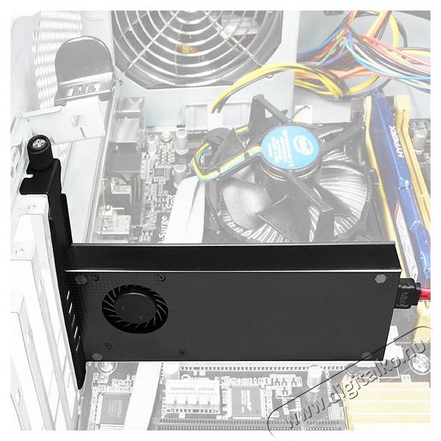 Axagon PCEM2-DC PCI-Express - NVME+NGFF M.2 hűtővel ell&aacute;tott adapter Iroda &eacute;s sz&aacute;m&iacute;t&aacute;stechnika - Egy&eacute;b sz&aacute;m&iacute;t&aacute;stechnikai term&eacute;k - 391464