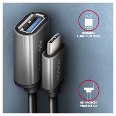 Axagon RUCM-AFAC USB-C - USB A adapter Tv kieg&eacute;sz&iacute;tők - K&aacute;bel / csatlakoz&oacute; - Csatlakoz&oacute; / eloszt&oacute; / &aacute;talak&iacute;t&oacute; - 392501
