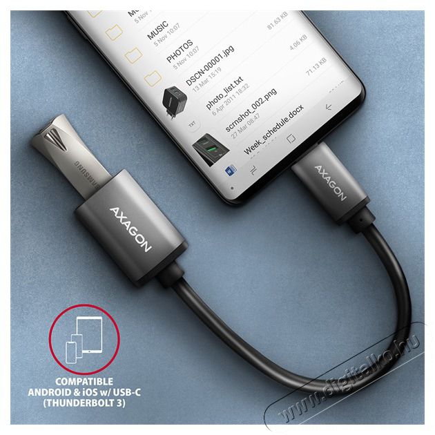 Axagon RUCM-AFAC USB-C - USB A adapter Tv kieg&eacute;sz&iacute;tők - K&aacute;bel / csatlakoz&oacute; - Csatlakoz&oacute; / eloszt&oacute; / &aacute;talak&iacute;t&oacute; - 392501