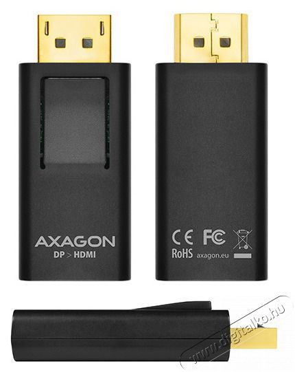 Axagon RVD-HI Displayport - HDMI adapter Tv kieg&eacute;sz&iacute;tők - K&aacute;bel / csatlakoz&oacute; - Csatlakoz&oacute; / eloszt&oacute; / &aacute;talak&iacute;t&oacute; - 391551