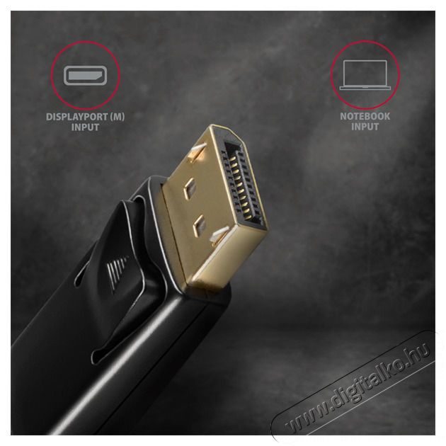 Axagon RVD-HI14C2 Displayport - HDMI 1.4 k&aacute;bel Tv kieg&eacute;sz&iacute;tők - K&aacute;bel / csatlakoz&oacute; - Hdmi k&aacute;bel - 391079