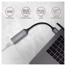 Axagon ADE-TR Type-A USB 3.2 - Gigabit Ethernet Adapter Iroda &eacute;s sz&aacute;m&iacute;t&aacute;stechnika - H&aacute;l&oacute;zat - H&aacute;l&oacute;zati kieg&eacute;sz&iacute;tő - 395308