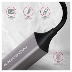 Axagon ADE-TR Type-A USB 3.2 - Gigabit Ethernet Adapter Iroda &eacute;s sz&aacute;m&iacute;t&aacute;stechnika - H&aacute;l&oacute;zat - H&aacute;l&oacute;zati kieg&eacute;sz&iacute;tő - 395308