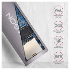 Axagon ADE-TR Type-A USB 3.2 - Gigabit Ethernet Adapter Iroda &eacute;s sz&aacute;m&iacute;t&aacute;stechnika - H&aacute;l&oacute;zat - H&aacute;l&oacute;zati kieg&eacute;sz&iacute;tő - 395308