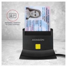 Axagon CRE-SM2 USB 2.0 Smart / ID / SD / MicroSD / SIM K&aacute;rtyaolvas&oacute; Mem&oacute;ria k&aacute;rtya / Pendrive - K&aacute;rtya olvas&oacute; - 395350