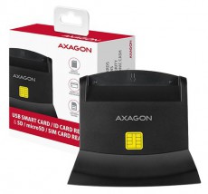 Axagon CRE-SM2 USB 2.0 Smart / ID / SD / MicroSD / SIM K&aacute;rtyaolvas&oacute; Mem&oacute;ria k&aacute;rtya / Pendrive - K&aacute;rtya olvas&oacute; - 395350