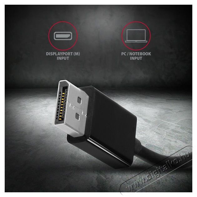Axagon RVD-VGN Displayport - VGA Adapter Tv kieg&eacute;sz&iacute;tők - K&aacute;bel / csatlakoz&oacute; - Csatlakoz&oacute; / eloszt&oacute; / &aacute;talak&iacute;t&oacute; - 395418