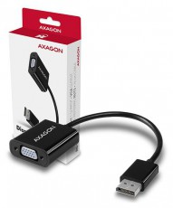 Axagon RVD-VGN Displayport - VGA Adapter Tv kieg&eacute;sz&iacute;tők - K&aacute;bel / csatlakoz&oacute; - Csatlakoz&oacute; / eloszt&oacute; / &aacute;talak&iacute;t&oacute; - 395418