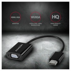 Axagon RVH-VGN HDMI - VGA adapter Tv kieg&eacute;sz&iacute;tők - K&aacute;bel / csatlakoz&oacute; - Csatlakoz&oacute; / eloszt&oacute; / &aacute;talak&iacute;t&oacute; - 395422