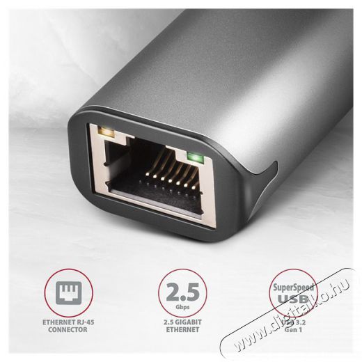 Axagon ADE-25RC Type-C USB 3.2 - Gigabit Ethernet adapter Iroda &eacute;s sz&aacute;m&iacute;t&aacute;stechnika - Sz&aacute;m&iacute;t&oacute;g&eacute;p tartoz&eacute;k - H&aacute;l&oacute;zati k&aacute;bel - 441835