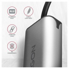Axagon ADE-25RC Type-C USB 3.2 - Gigabit Ethernet adapter Iroda &eacute;s sz&aacute;m&iacute;t&aacute;stechnika - Sz&aacute;m&iacute;t&oacute;g&eacute;p tartoz&eacute;k - H&aacute;l&oacute;zati k&aacute;bel - 441835