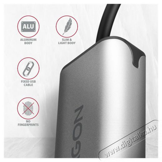 Axagon ADE-25RC Type-C USB 3.2 - Gigabit Ethernet adapter Iroda &eacute;s sz&aacute;m&iacute;t&aacute;stechnika - Sz&aacute;m&iacute;t&oacute;g&eacute;p tartoz&eacute;k - H&aacute;l&oacute;zati k&aacute;bel - 441835