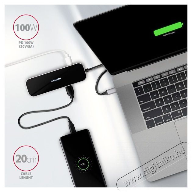 Axagon HMC-6H4A SuperSpeed USB-C COMBO 6in1 hub Iroda &eacute;s sz&aacute;m&iacute;t&aacute;stechnika - Egy&eacute;b sz&aacute;m&iacute;t&aacute;stechnikai term&eacute;k - 459259
