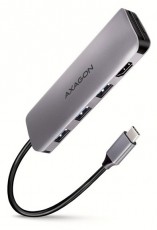 Axagon HMC-HCR3A SuperSpeed USB-C COMBO 5in1 HUB Iroda &eacute;s sz&aacute;m&iacute;t&aacute;stechnika - Sz&aacute;m&iacute;t&oacute;g&eacute;p tartoz&eacute;k - USB k&aacute;bel - 458801