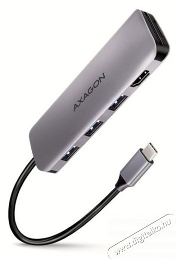 Axagon HMC-HCR3A SuperSpeed USB-C COMBO 5in1 HUB Iroda &eacute;s sz&aacute;m&iacute;t&aacute;stechnika - Sz&aacute;m&iacute;t&oacute;g&eacute;p tartoz&eacute;k - USB k&aacute;bel - 458801
