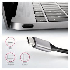 Axagon HMC-HCR3A SuperSpeed USB-C COMBO 5in1 HUB Iroda &eacute;s sz&aacute;m&iacute;t&aacute;stechnika - Sz&aacute;m&iacute;t&oacute;g&eacute;p tartoz&eacute;k - USB k&aacute;bel - 458801