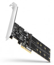 Axagon PCES-SA4M2 2db belső SATAIII portos + 2db SATA M.2 foglalat PCI-Express k&aacute;rtya - Iroda &eacute;s sz&aacute;m&iacute;t&aacute;stechnika - Egy&eacute;b sz&aacute;m&iacute;t&aacute;stechnikai term&eacute;k - 458798