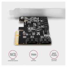 Axagon PCES-SA4X4 4db belső SATAIII portos PCI-Express k&aacute;rtya Iroda &eacute;s sz&aacute;m&iacute;t&aacute;stechnika - Egy&eacute;b sz&aacute;m&iacute;t&aacute;stechnikai term&eacute;k - 458806