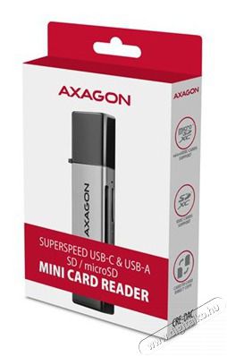 Axagon CRE-DAC Mobil USB 3.2 Gen 1 USB-C + USB-A SD/microSD mini k&aacute;rtyaolvas&oacute; Mem&oacute;ria k&aacute;rtya / Pendrive - K&aacute;rtya olvas&oacute; - 462227