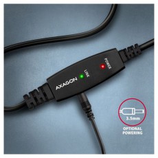 Axagon ADR-215B 15m USB 2.0 A apa - USB B apa akt&iacute;v repeater k&aacute;bel Iroda &eacute;s sz&aacute;m&iacute;t&aacute;stechnika - Sz&aacute;m&iacute;t&oacute;g&eacute;p tartoz&eacute;k - USB k&aacute;bel - 476872