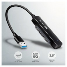 Axagon ADSA-FP2A Slim Adapter Pro USB-A 5GBPS 2,5 SSD/HDD adapter Mem&oacute;ria k&aacute;rtya / Pendrive - Adapter - 478617