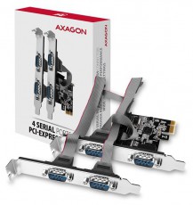 Axagon PCEA-S4N 4 db soros portos 1 s&aacute;vos PCI-Express k&aacute;rtya Iroda &eacute;s sz&aacute;m&iacute;t&aacute;stechnika - Egy&eacute;b sz&aacute;m&iacute;t&aacute;stechnikai term&eacute;k - 478613