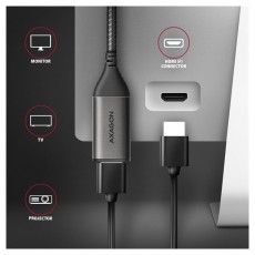 Axagon RVC-HI2M USB-C - HDMI 2.0 adapter Tv kieg&eacute;sz&iacute;tők - K&aacute;bel / csatlakoz&oacute; - Csatlakoz&oacute; / eloszt&oacute; / &aacute;talak&iacute;t&oacute; - 477466