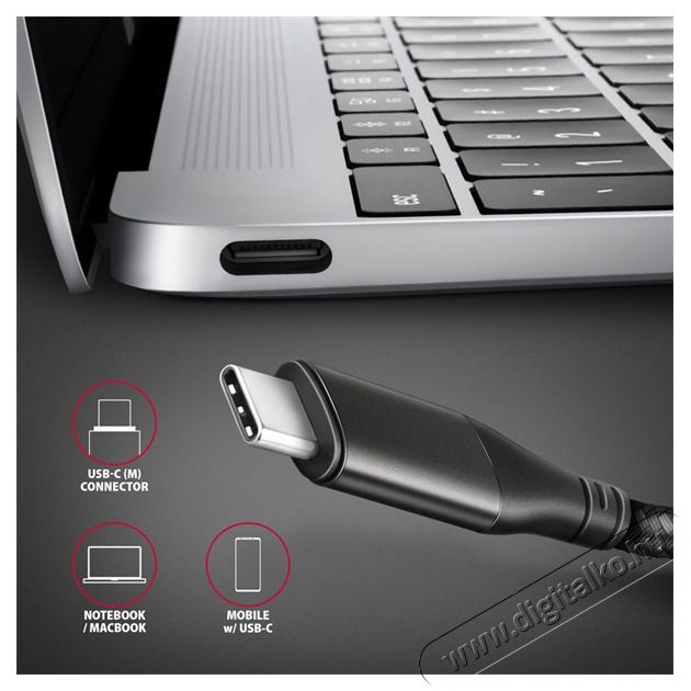 Axagon RVC-HI2M USB-C - HDMI 2.0 adapter Tv kieg&eacute;sz&iacute;tők - K&aacute;bel / csatlakoz&oacute; - Csatlakoz&oacute; / eloszt&oacute; / &aacute;talak&iacute;t&oacute; - 477466