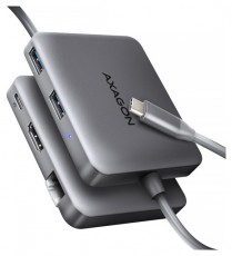 Axagon HMC-5HL SuperSpeed USB-C 5in1 hub Iroda &eacute;s sz&aacute;m&iacute;t&aacute;stechnika - Notebook kieg&eacute;sz&iacute;tő - USB hub / eloszt&oacute; - 500382