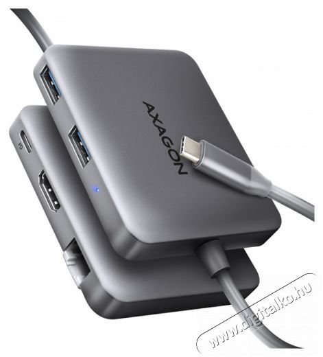 Axagon HMC-5HL SuperSpeed USB-C 5in1 hub Iroda &eacute;s sz&aacute;m&iacute;t&aacute;stechnika - Notebook kieg&eacute;sz&iacute;tő - USB hub / eloszt&oacute; - 500382