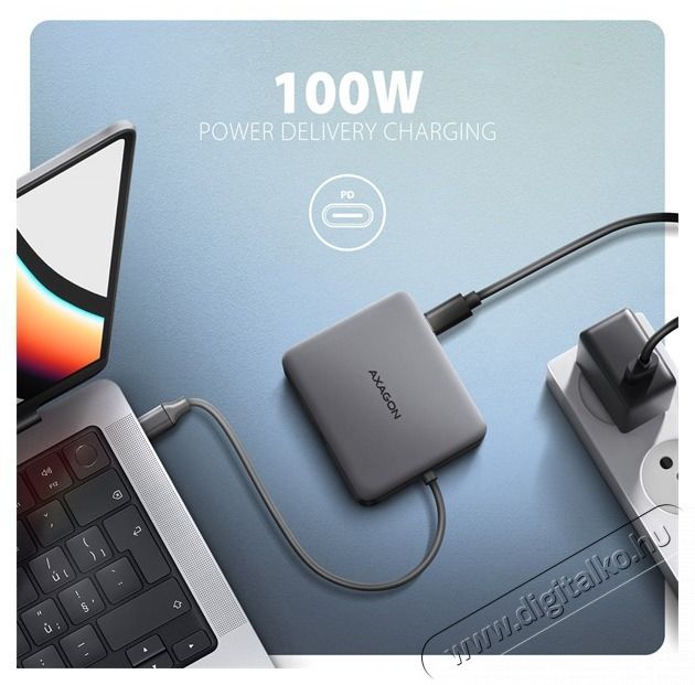 Axagon HMC-5HL SuperSpeed USB-C 5in1 hub Iroda &eacute;s sz&aacute;m&iacute;t&aacute;stechnika - Notebook kieg&eacute;sz&iacute;tő - USB hub / eloszt&oacute; - 500382