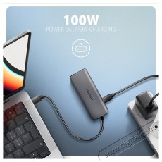 Axagon HMC-5H8K USB-C 5Gbps 5in1 8K hub Iroda &eacute;s sz&aacute;m&iacute;t&aacute;stechnika - Notebook kieg&eacute;sz&iacute;tő - USB hub / eloszt&oacute; - 500354