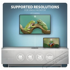 Axagon HMC-5H8K USB-C 5Gbps 5in1 8K hub Iroda &eacute;s sz&aacute;m&iacute;t&aacute;stechnika - Notebook kieg&eacute;sz&iacute;tő - USB hub / eloszt&oacute; - 500354