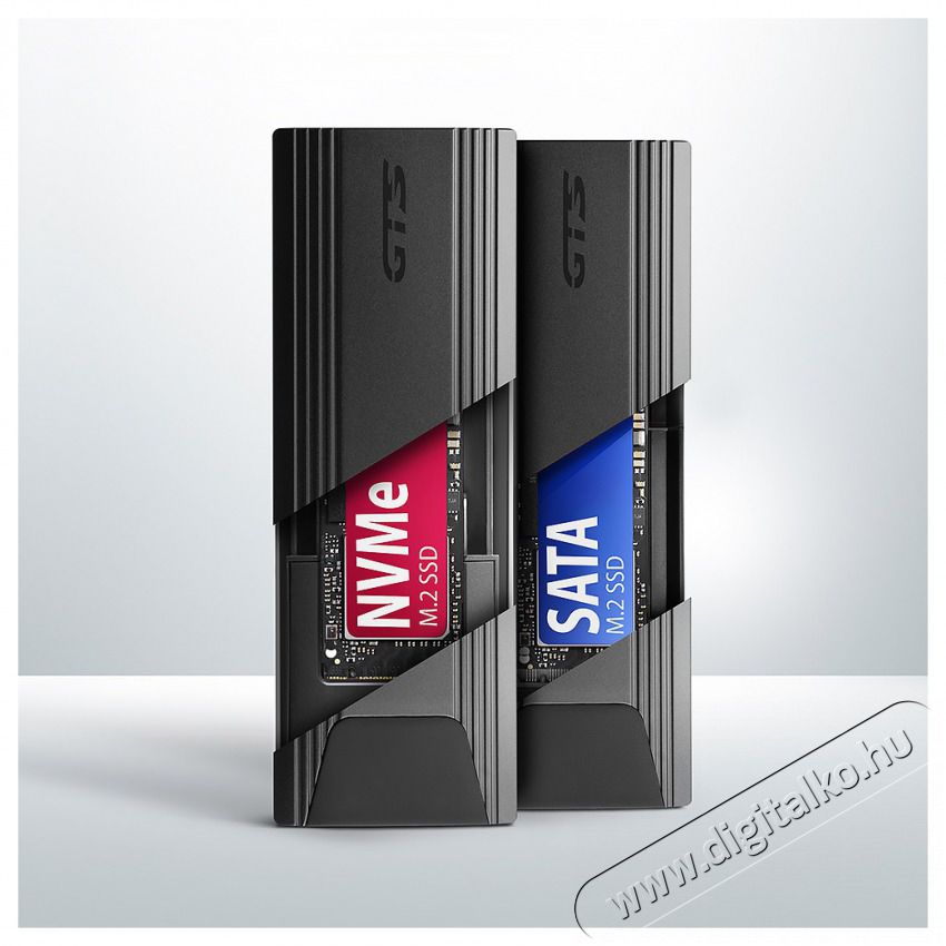 Axagon EEM2-GTS2 USB-C 3.2 Gen 2 M.2 NVMe/SATA sz&uuml;rke csavar n&eacute;lk&uuml;li k&uuml;lső SSD h&aacute;z Iroda &eacute;s sz&aacute;m&iacute;t&aacute;stechnika - Adatt&aacute;rol&oacute; / merevlemez - Kieg&eacute;sz&iacute;tő - 507219