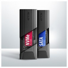 Axagon EEM2-GTS2 USB-C 3.2 Gen 2 M.2 NVMe/SATA sz&uuml;rke csavar n&eacute;lk&uuml;li k&uuml;lső SSD h&aacute;z Iroda &eacute;s sz&aacute;m&iacute;t&aacute;stechnika - Adatt&aacute;rol&oacute; / merevlemez - Kieg&eacute;sz&iacute;tő - 507219