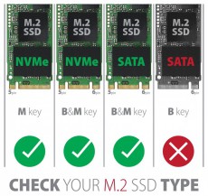 Axagon EEM2-GTS2 USB-C 3.2 Gen 2 M.2 NVMe/SATA sz&uuml;rke csavar n&eacute;lk&uuml;li k&uuml;lső SSD h&aacute;z Iroda &eacute;s sz&aacute;m&iacute;t&aacute;stechnika - Adatt&aacute;rol&oacute; / merevlemez - Kieg&eacute;sz&iacute;tő - 507219