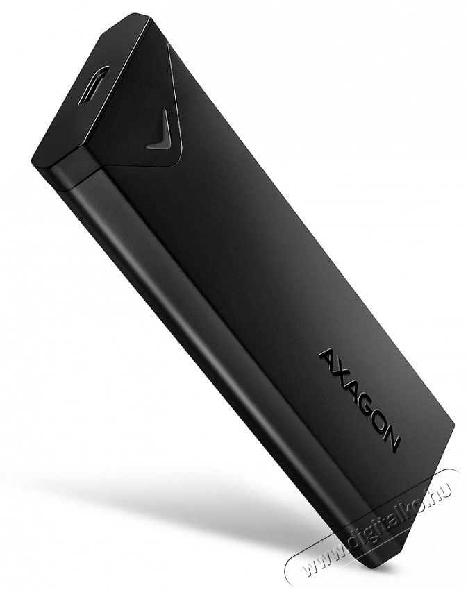 Axagon EEM2-UB2 USB-C 3.2 Gen 2 M.2 NVMe fekete csavar n&eacute;lk&uuml;li k&uuml;lső SSD h&aacute;z Iroda &eacute;s sz&aacute;m&iacute;t&aacute;stechnika - Adatt&aacute;rol&oacute; / merevlemez - Kieg&eacute;sz&iacute;tő - 507220