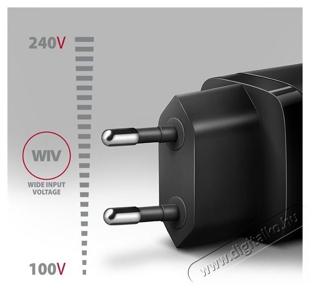 Axagon ACU-PD30 30W PD 3.0 QC Type-C fekete h&aacute;l&oacute;zati t&ouml;ltő Mobil / Kommunik&aacute;ci&oacute; / Smart - Mobiltelefon kieg&eacute;sz&iacute;tő / tok - H&aacute;l&oacute;zati-, aut&oacute;s t&ouml;ltő - 507953