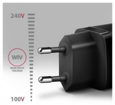 Axagon ACU-PD30 30W PD 3.0 QC Type-C fekete h&aacute;l&oacute;zati t&ouml;ltő Mobil / Kommunik&aacute;ci&oacute; / Smart - Mobiltelefon kieg&eacute;sz&iacute;tő / tok - H&aacute;l&oacute;zati-, aut&oacute;s t&ouml;ltő - 507953
