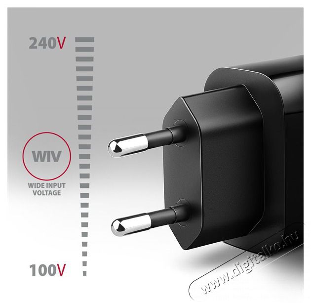 Axagon ACU-QC18 18W QC USB fekete h&aacute;l&oacute;zati t&ouml;ltő Mobil / Kommunik&aacute;ci&oacute; / Smart - Mobiltelefon kieg&eacute;sz&iacute;tő / tok - H&aacute;l&oacute;zati-, aut&oacute;s t&ouml;ltő - 507955